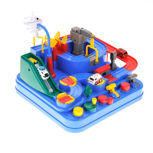 PowerTRC Toys Race Track, Car Tracks for Toddlers 2-4 Years, Race Tracks for Kids Ages 4-8, Race Car Track Car Toys for 5 Years Old Boys, Birthday Gifts Toys for Boys 3-5 Years Old