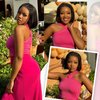 Quantum Love Short Straight Braided Wigs for Black Women Braids Cornrows Lace Straight Bob Wigs Handmade Lace Frontal Synthetic Glueless Wig (Black 10 Inch)