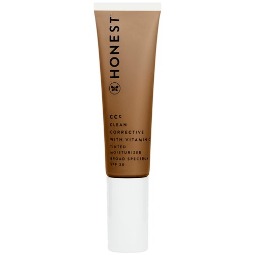 Honest Beauty CCC Clean Corrective with Vitamin C Tinted Moisturizer | Mineral SPF 30 | Vegan + Cruelty Free | Sol Rich, 1 fl oz