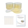 EZ BioResearch Bacteria Science Kit (IV): Top Science Fair Project Kit. Prepoured LB-Agar Plates And Cotton Swabs. Exclusive Free Science Fair Project E-Book Packed With Award Winning Experiments (IV)