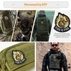 XMJY This is Fine Dog Patch, 1 Pcs Funny Meme Embroidered Patches, Tactical Military Morale Patch with Hook Fastener Backing, Cute Applique Accessories for Backpacks, Vests, Jackets, Jeans, Hats