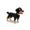 BOROLA Pet Dog Building Blocks Set Educational Toy Realistic Fun Animal Assembly Kit Toys Games(Rottweiler Blocks)