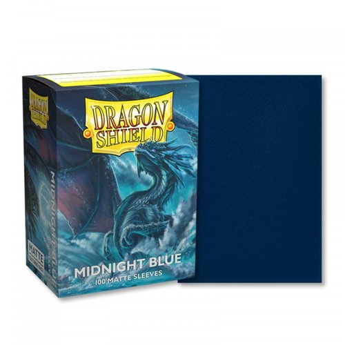 Dragon Shield – Dragon Shield Matte Japanese Midnight Blue 60 CT Japanese Size Card Sleeves - Yu-Gi-Oh! Card Sleeves Smooth & Tough - Compatible with Yu-Gi-Oh!