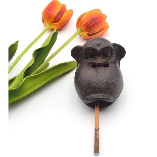 YIMIFLA Cigar Ashtray, Monkey Cool Ashtray for Cigarettes Outdoor Cast Iron Ash tray Ash Holder for Patio Home Office Decoration, Great Gift for Men and Women