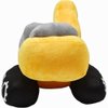 XIYUAN 11 inch Soft Excavator Stuffed Construction Toy Truck Toy Super Cute Car Plush Pillow - Soft Plush Toys for Little Boys, Girls, Babies and Toddlers - Great Gift（Yellow）