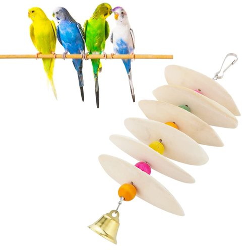DQITJ Bird Cuttlebone Chew Toy, Natural Bird Calcium Cuddle Bone for Parrot Cockatiel Budgie Conure Sharp Beaks (6 Pcs in a Bunch)