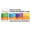VISION DEFENDER OMEGA Eye Supplement: Care and Relief for Dry Eyes, Improve Eye Health- High Strength 1000mg Pure Omega-3 Fish Oil (400mg EPA, 200mg DHA per capsule)+Vitamin E (60 Softgels) Made in UK