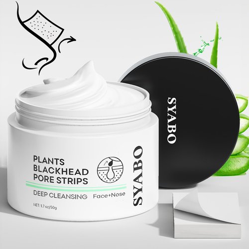 Blackhead Mask for Pore, Blackhead Remover Peel off Mask, Nose Plants Pore Cleanser, Refreshing Pore Mask with 100 pcs Strips (1.7oz)