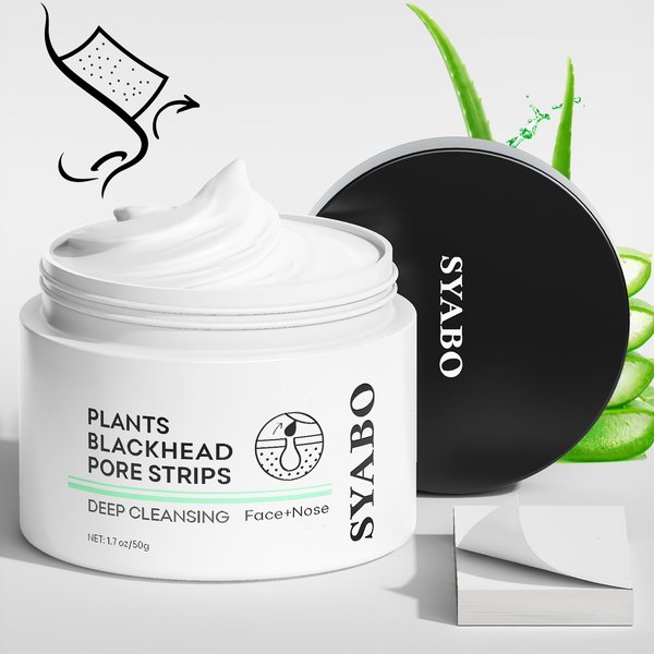 Blackhead Mask for Pore, Blackhead Remover Peel off Mask, Nose Plants Pore Cleanser, Refreshing Pore Mask with 100 pcs Strips (1.7oz)