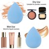 BTYMS 10 Pieces Makeup Sponge Blenders Beauty Sponges Egg Shaped Blending Sponge Foundation Applicator Cosmetic Sponges