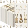 Yeaqee 200 Pcs Easter Napkins Spring Bunny Egg Paper Guest Towels 2 Ply Decorative Easter Napkins Disposable Bathroom Napkins Disposable Hand Towel for Kitchen Party Dinner