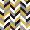 Modern Metallic Chevron Luncheon Napkins | Pack of 16 | Party Supply