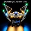 Vaodest Led Light for Lego 75382 Tie Interceptor Building Blocks Model,Design and Configuration Compatible with Model 75382(Led Light Only, Not Building Block Kit)