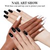 Double Rhythm 2 Pcs 15ml UV Gel Polish Set Pure White And Black Color Gel Nail Polish Kit Nail Art Salon DIY (A1015+A1093)