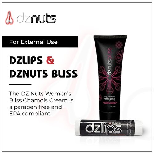 dznuts DZ Lips Care - Lip Repair, Protectant, Moisturizing Balm (DZ Lips + Women's Bliss Chamois Cream)
