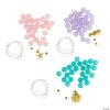 Fun Express Beaded Tropical Charm Bracelet KIT - Craft Kits - VBS Vacation Bible School Supplies/Decor - 6 Pieces