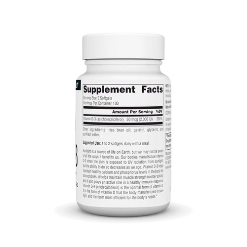 Source Naturals Vitamin D-3 1000 iu Supports Bone & Immune Health* - 200 Softgels
