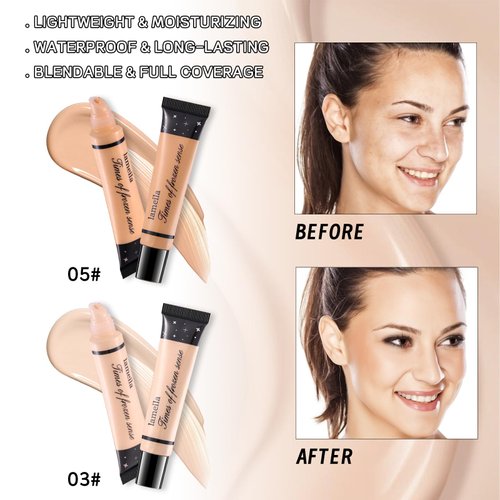 YBUETE Makeup Set for Girls Teens Women, Full Face Makeup Kit, Travel Makeup Kit, Makeup Present Set, Eyeshadow Foundation, Blusher Counter Stick, Pencil Eyeliner Lip Gloss, Makeup Brushes Sponge Bag