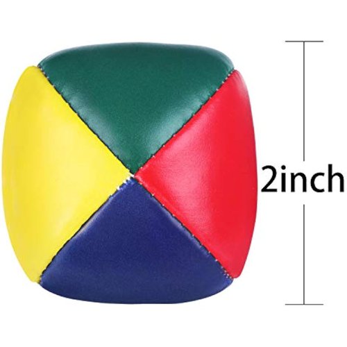 6 Packs Juggling Balls Set for Beginners, Quality Mini Juggling Balls, Durable Juggle Ball Kit, Soft Easy Juggle Balls