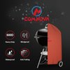 Comnova Charcoal Kettle Grill Cover - Heavy Duty Waterproof BBQ Cover for 18 Inch Weber Original Charcoal Kettle, Cuisinart and More