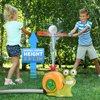 XONTEUS 2 in 1 Outdoor Water Sprinkler Baseball Toy for Kids and Toddler, Backyard 360° Roating Snail Sprinkler Toy Tee Ball Games,Summer Splashing Fun Toys for 3 4 5 6 7 8 Year Old Boys Girls Gift