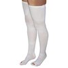 Blue Jay Anti Embolism Thigh High Stockings | Provides Gentle Massage | Improves Blood Circulation - Inspection Toe at The Bottom - Prevents Skin Allergies & Odor - White Colour - Size 15-20 mm