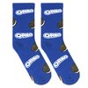 Crazy Socks for Men,Oreo Cookies Logo, Crew Socks, Novelty Snack Theme Silly Fun