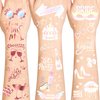 100 PCS Bride Metallic Tattoos, 4 Sheets Bride Glitter Temporary Tattoos, Cheers Bachelorette Tattoos, Bachelorette Party Decorations, Bridesmaid Favor