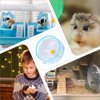 YuanYouTong Silent Hamster Wheel - Exercise Wheel for Syrian Hamsters - Quiet Spinner Running Wheel for Small Animals - Pet Hamsters Gerbils Mice Rats Guinea Pig Hedgehog Exercise Wheel Toy