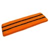 Couver HB799 Long Thick Wider Orange Basketball Headband Terry Cloth with 2 Black Stripes, 1 Piece
