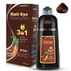YOURTONE MEIDU Dark Brown Hair Dye Shampoo Instant Hair Color Shampoo - Hair Dye Shampoo 3 In 1 For Gray Hair Coverage Herbal Ingredients For Women & Men 500ml