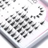 DSLONG Manga Lashes Natural Look Individual Lash Wispy Silky Anime Eyelashes Cluster Japanese Cosplay False Eyelashes Reusable, Look Like Extensions DIY At Home (White Moonlight)