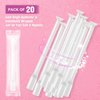 Nieteyrue (20 Packs) Disposable Vaginial Applicators Individually Wrapped Hygienic Fit to Size 00 Cap-sules and Many Shapes of Suppositories, Tablets Feminine Care Applicators from