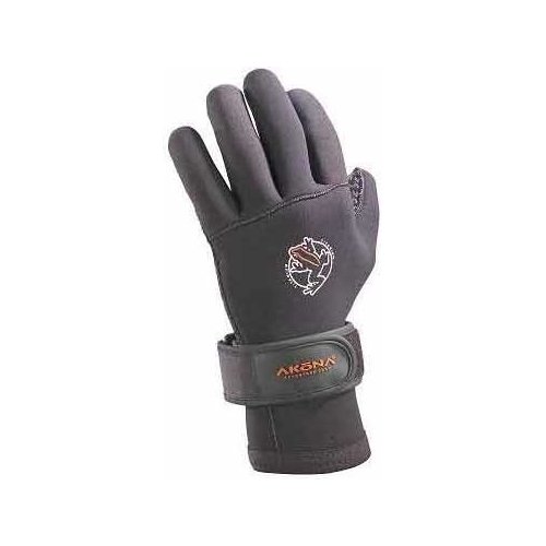 Akona 5mm Superstretch Gloves w/Wrist Gusset and Textured Palms Scuba Dive Diving Diver Snorkel Snorkeling Swim Swimming Authorized Dealer Full Warranty Surf Surfing Gloves, X-Small