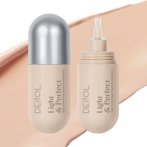 Halo east Small Milk Bottle Foundation Cream - Lightweight, Sheer, Hydrating, Concealing, Contouring and Sunscreen BB Cream (01#IVORY WHITE)