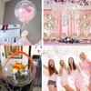 Clear Balloons, 50pcs 24 Inch BoBo Balloons Latex Free Tiny Crystal Tranparent Balloons for Christmas Wedding Birthday Party Decorations (24inch/50pcs)