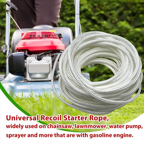 LETAYAR Replacement Recoil Starter Rope 3.5mm Pull Cord for Husqvarna STIHL Craftsman Chainsaw Lawn Mower Trimmer