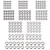 Proster 200pcs Ear Clamps Stainless Steel Hose Clamp Clip 5.8-7mm, 7.3-9mm, 8.8-10.5mm, 9.6-11.3mm, 10.8-13.3mm, 12-14.5mm, 13.5-16.2mm, 14.5-17mm, 16-19.2mm, 17.8-21.0mm