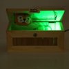 Cryfokt Dont Touch Useless Box Wooden USB Electronic Money Saving Box Funny Interactive Stress-Relief Toy Gift Desk Decoration for Home & Office Desk