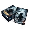 Katomula 100 PCS MTG Card Sleeves with 100 PCS Perfect Fit Sleeves, Art Matte Card Sleeves with Inner Sleeves - Fit Standard Size Cards - Grim Reaper