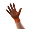 Venom Steel Maximum Grip Nitrile Gloves, 8 Mil Thick, Raised Diamond Texture For Grip, Puncture and Rip Resistant, Hi-Visibility Orange, One Size Fits Most (100 Count)