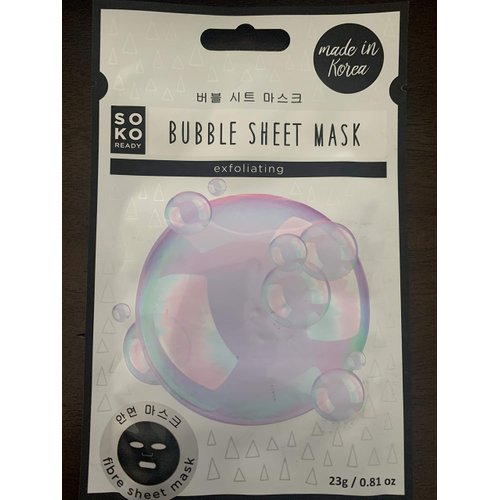 Bubble Sheet Mask