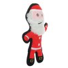 TUFFY - World's Tuffest Soft Dog Toy- Holiday - Santa -Squeakers-Multiple Layers.Made Durable, Strong & Tough.Interactive Play(Tug, Toss & Fetch).Machine Washable & Floats (Regular)