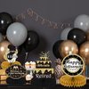 9PCS Retirement Party Decorations Gold Retirement Party Centerpiece Honeycomb Glitter Table Toppers for Happy Retirement Party Supplies Man and Women