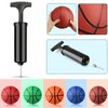 7 INCH Mini Basketball for Indoor Over Door Basketball Hoops, Soft 7" Rubber Small Basketball for Toddler Yard Beach Outdoor, PVC Pool Balls Sport Game for Adults & Kids Red (5 PCS with Pump)