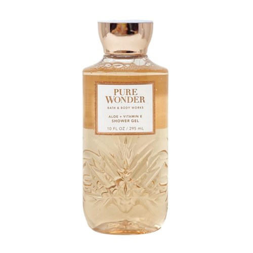 Bath & Body Works Pure Wonder 3 Pack Shower Gel Gift Set Bundle with a Himalayan Salts Springs Bar Soap - Full Size