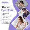 BeHoomi 20 Packs Steam Eye Mask, Heated Eye Mask Warm Compress for Eyes, Disposable Self Heating Eye Mask for Sleep, Spa, Travel Essentials & Relaxation Gifts for Women, Stocking Stuffers (Lavender)