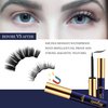 Menaka Magnetic Eyelashes 10 Pairs Reusable Magnetic Lashes Natural Looking with Applicator - 4 Tubes of Magnetic Eyeliner with Magnet False Lashes, Updated Strongest,Reusable and Cruelty-Free