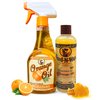 Howard Feed N Wax Wood Polish and Conditioner, and Howard Orange Oil Wood Polish, Wood Furniture Cleaner and Teak Wood Cleaner