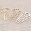 6 Pcs Hair Fork Clip Metal Hair Side Combs Bun Updo Hair Sticks French Twist Hair Tool Bun Hair Pins Clips Grips for Women Girls Hair Styling Tool Accessories